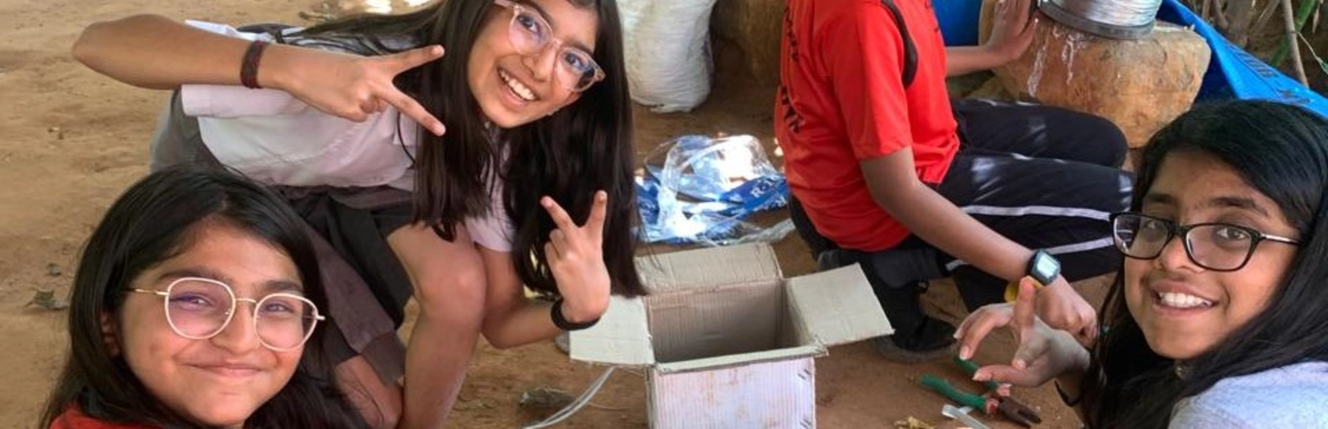 Residential students enjoying free time.